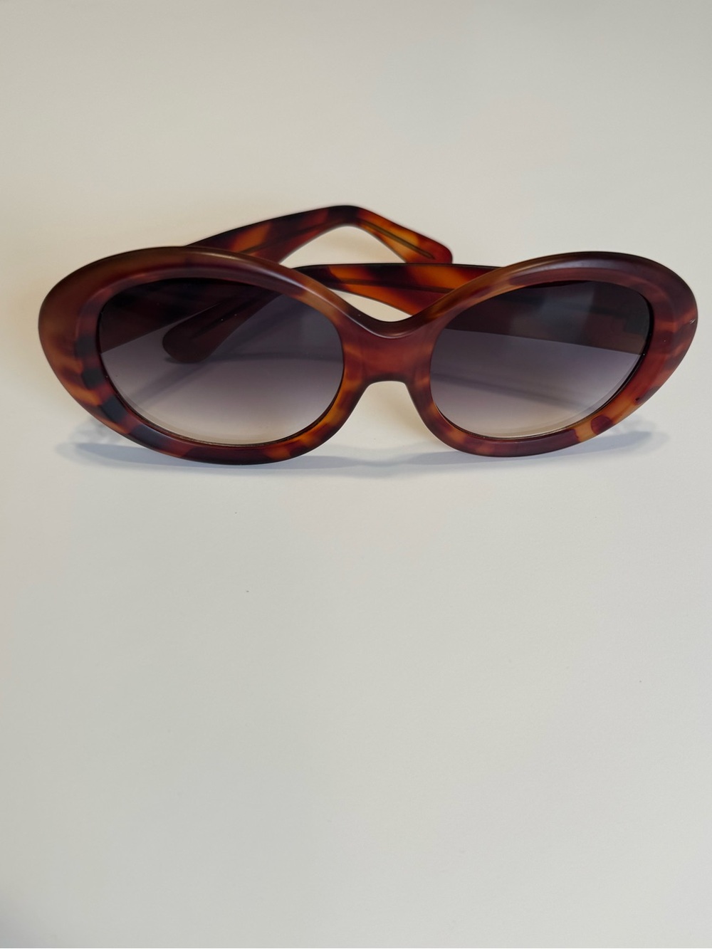 Tortoiseshell Oversized Oval Cat Eye Women's Sunglasses - Brown | Y2K Glam Retro